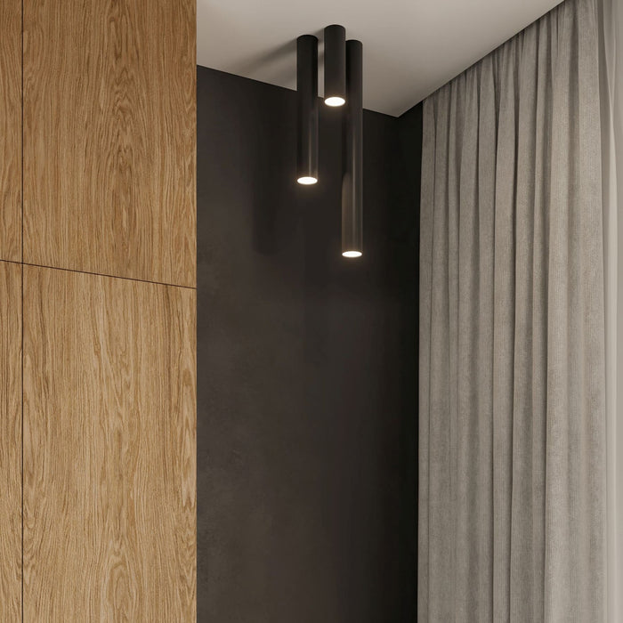 SOLLUX SL.1002 Plafón LAGOS 40 Negro
