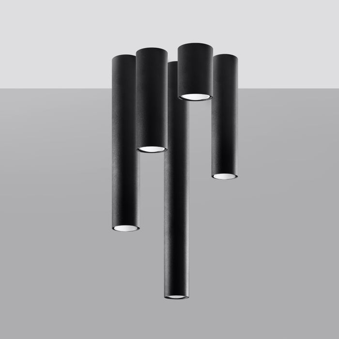 SOLLUX SL.1002 Plafón LAGOS 40 Negro