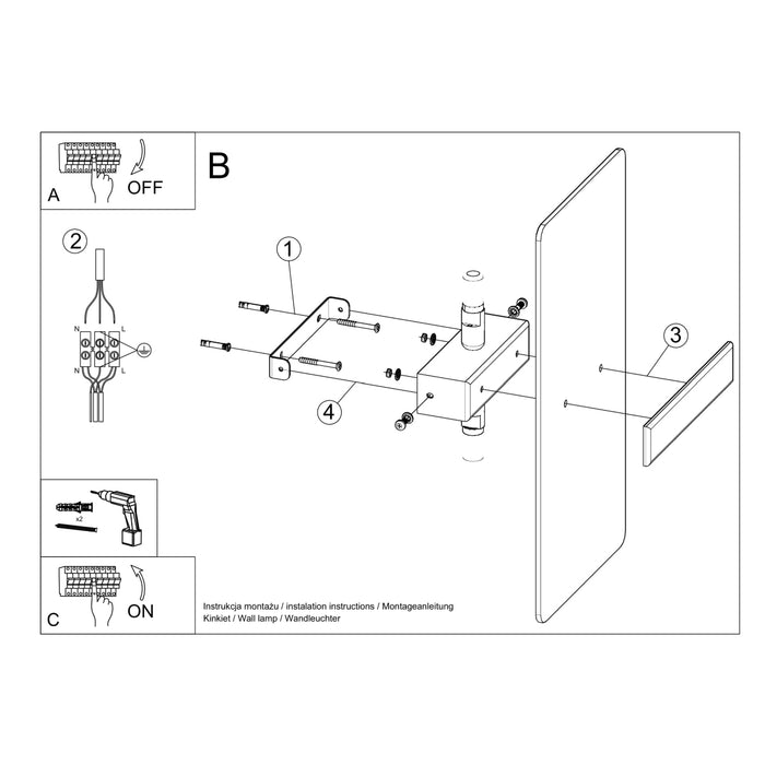 SOLLUX SL.1006 Lámpara de Pared AZALIA