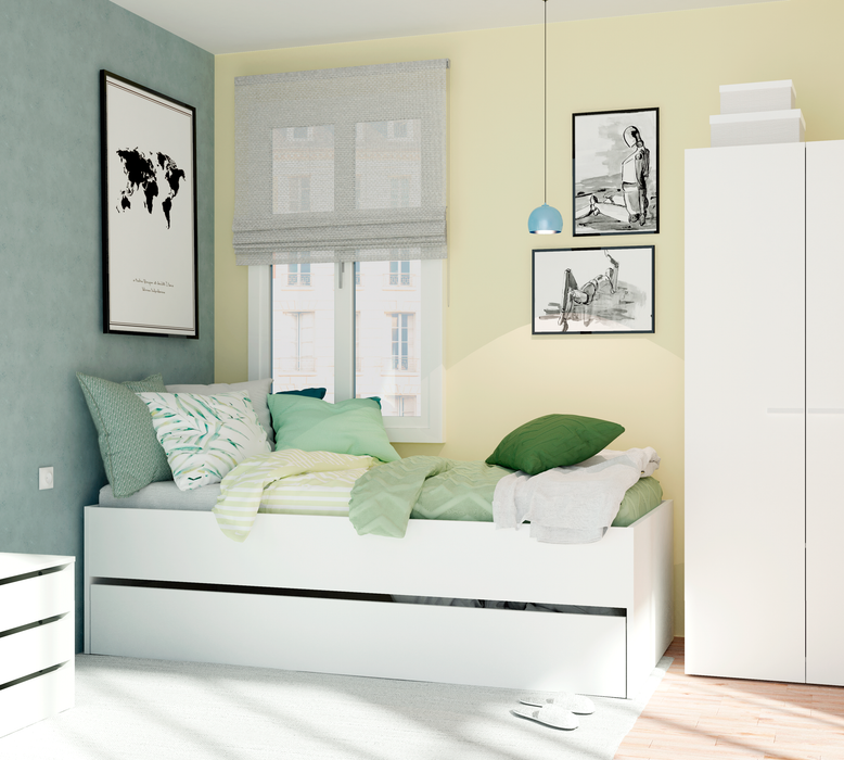 MUEBLES PITARCH Cama nido Tibet Blanco