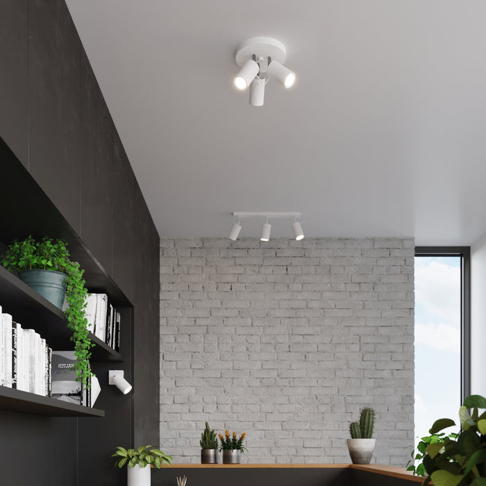 SOLLUX SL.1015 Plafón RING 3P Blanco