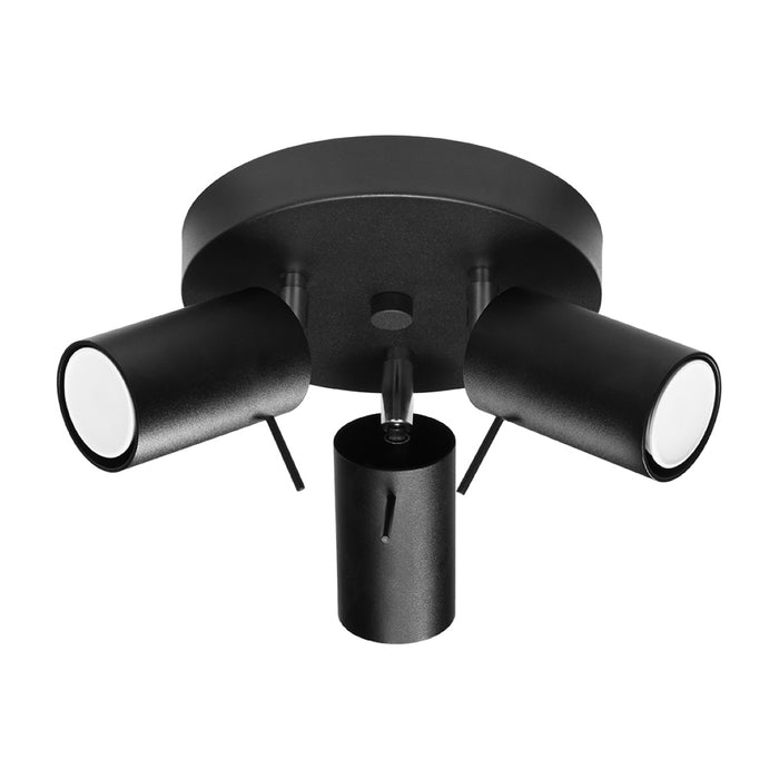 SOLLUX SL.1016 Plafón RING 3P Negro