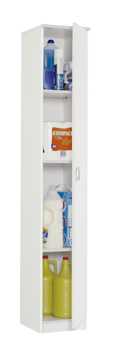 MUEBLES PITARCH Armario Multiusos 1 Puerta Blanco
