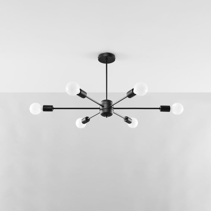 SOLLUX SL.1023 Araña LANGO 6 Negro