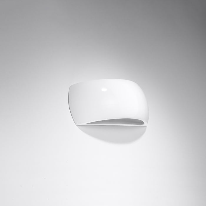 SOLLUX SL.1025 Aplique barnizado PONTIUS Blanco Brillo