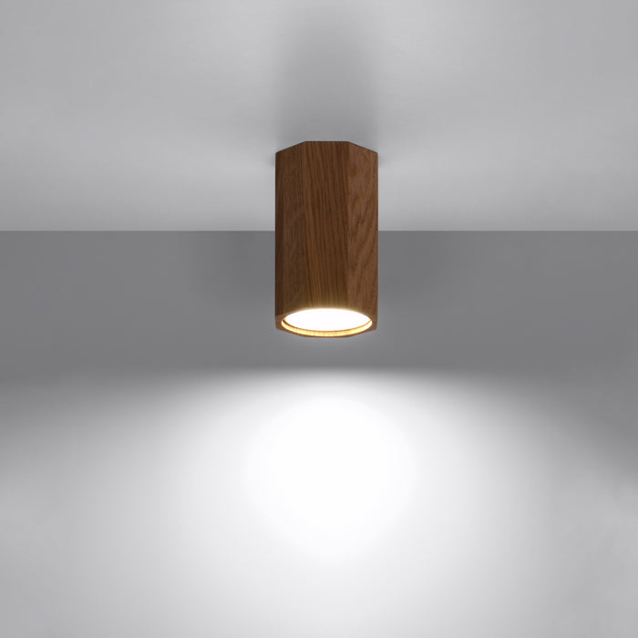SOLLUX SL.1033 Lámpara de Techo ZEKE 10 Roble