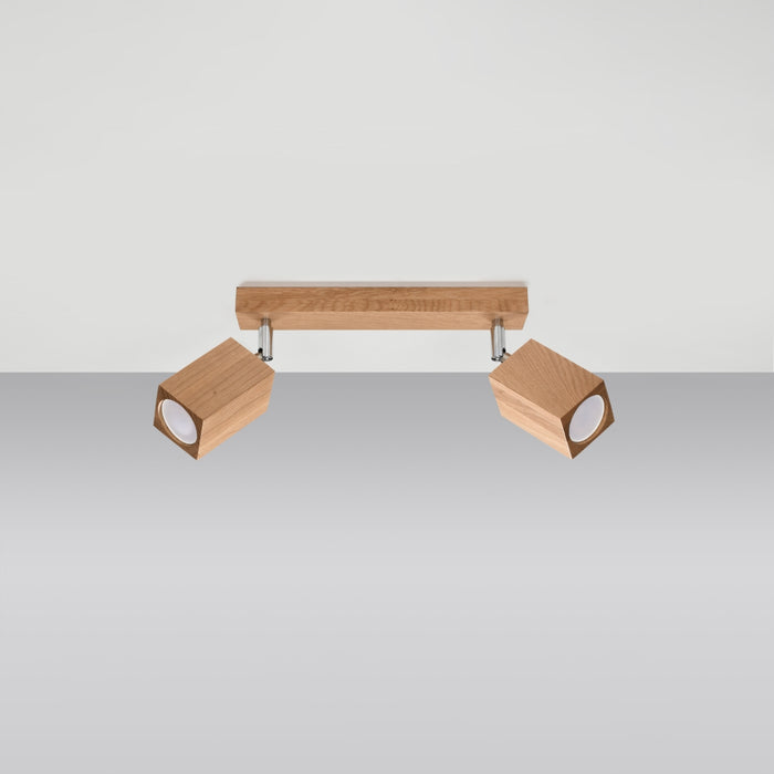 SOLLUX SL.1036 Lámpara de Techo KEKE 2 Roble