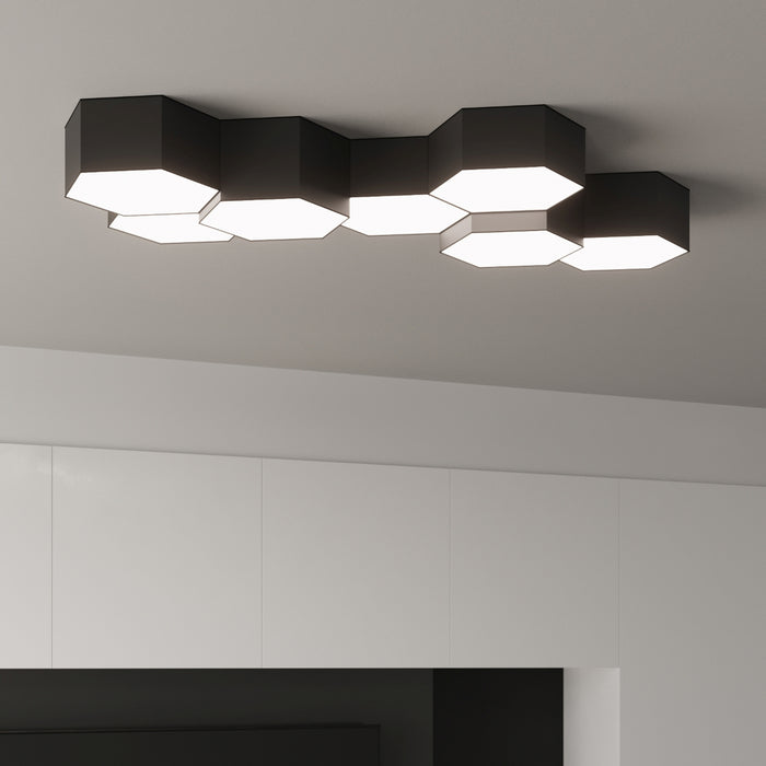 SOLLUX SL.1061 Lámpara de Techo SUNDE 15 Negro