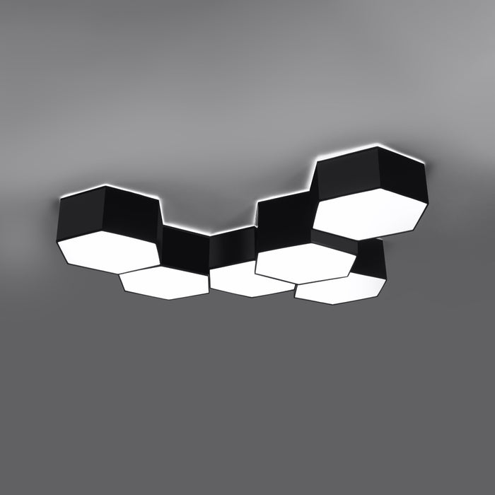 SOLLUX SL.1061 Lámpara de Techo SUNDE 15 Negro