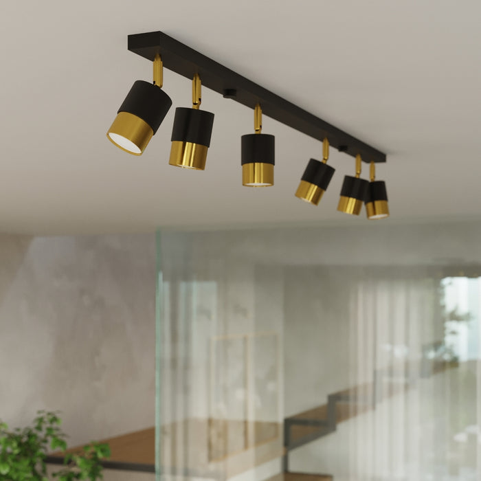 SOLLUX SL.1069 Aplique NERO Negro Dorado
