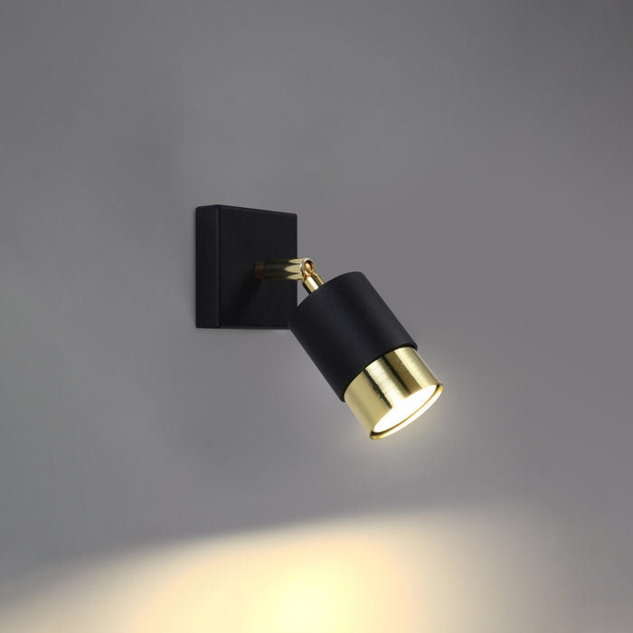 SOLLUX SL.1069 Aplique NERO Negro Dorado