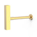 TRES 10710342OM COMPLEMENTOS DE GRIFERÍA Sifón Telescópico Cuadrado Inspeccionable con Faldón para Lavabo Color Oro Mate 24K