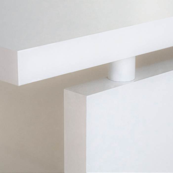 MUEBLES PITARCH Mesa Despacho Rivoli Blanco/pivote Blanco