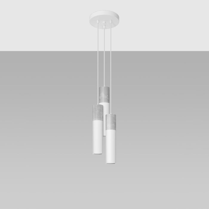 SOLLUX SL.1080 Lámpara Colgante BORGIO 3P Blanco
