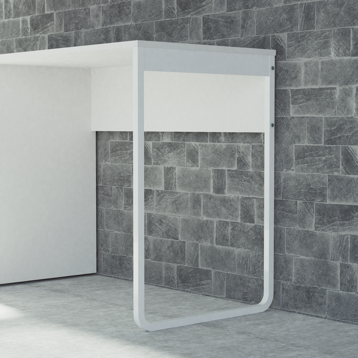 MUEBLES PITARCH Mesa Nolita Blanco/pata blanca