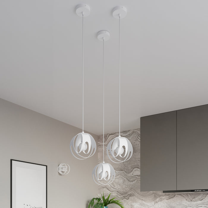 SOLLUX SL.1083 Lámpara Colgante TULOS 1 Blanco