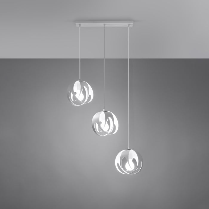 SOLLUX SL.1085 Lámpara Colgante TULOS 3L Blanco