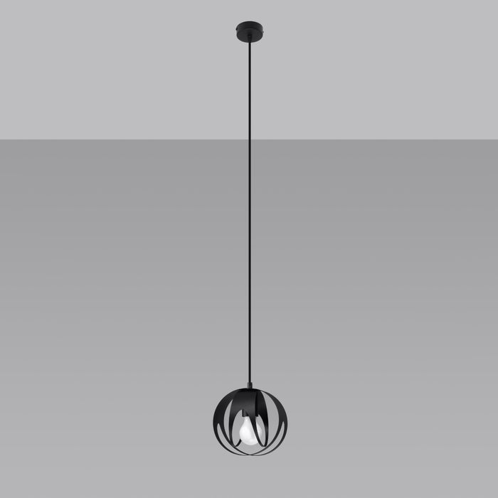 SOLLUX SL.1087 Lámpara Colgante TULOS 1 Negro