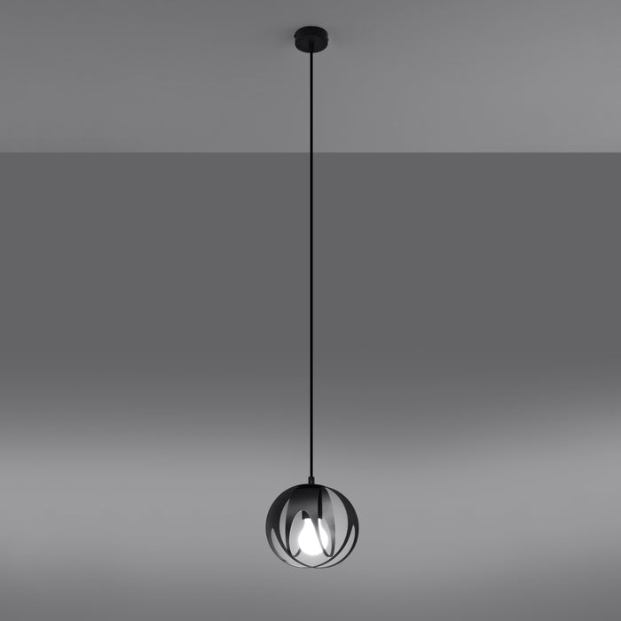 SOLLUX SL.1087 Lámpara Colgante TULOS 1 Negro