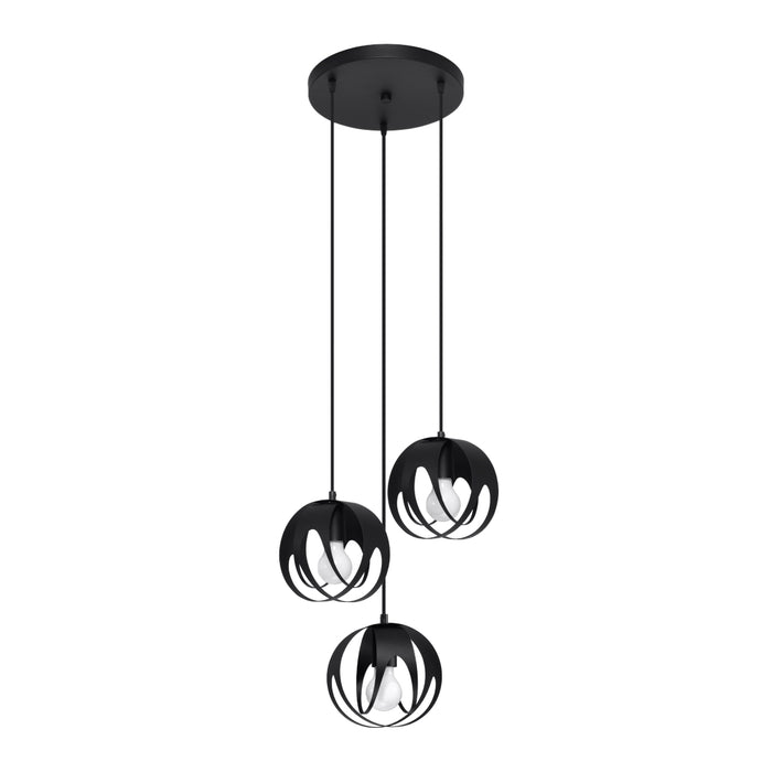 SOLLUX SL.1088 Lámpara Colgante TULOS 3P Negro