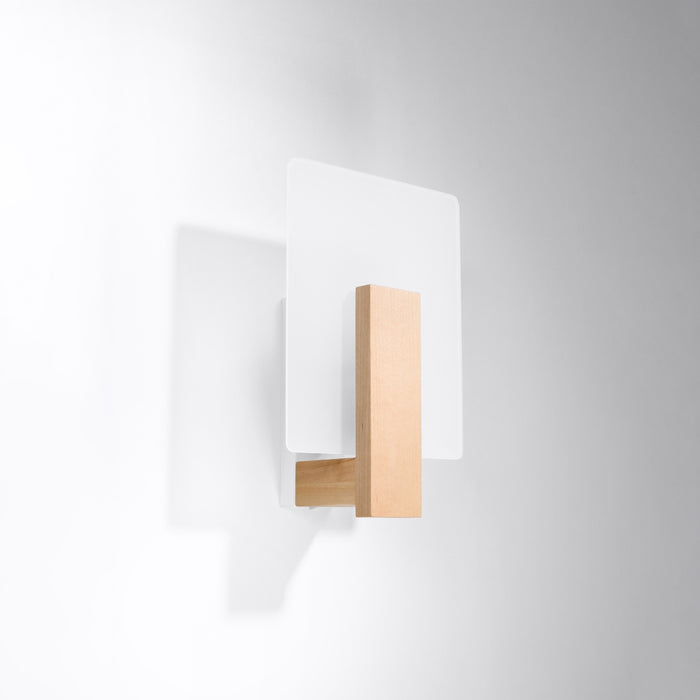 SOLLUX SL.1094 Aplique LAPPO Madera Natural