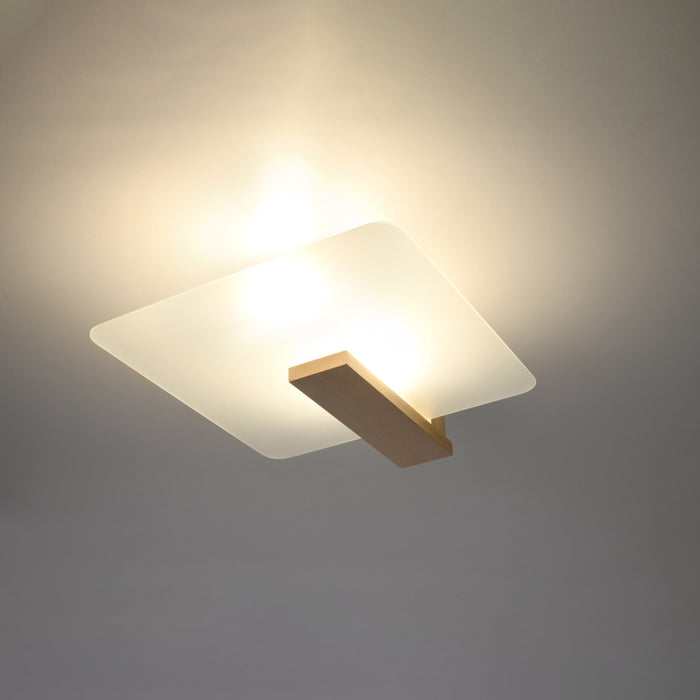 SOLLUX SL.1095 Lámpara de Techo LAPPO Madera Natural