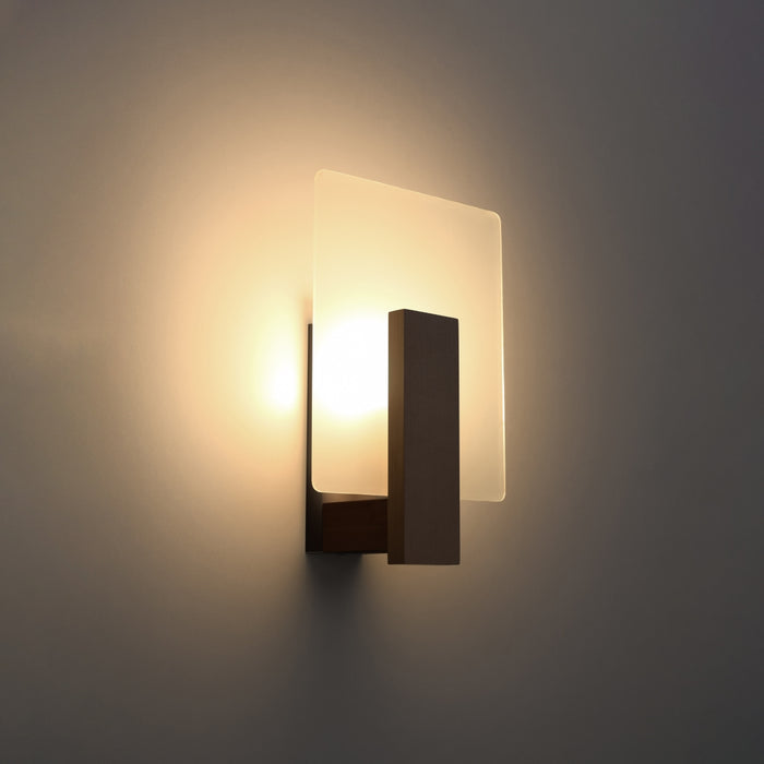 SOLLUX SL.1096 Aplique LAPPO Wengé
