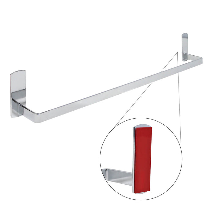 NADI 10SL0206 TOALLERO ADHESIVO Adhesivo Plata 40 cm