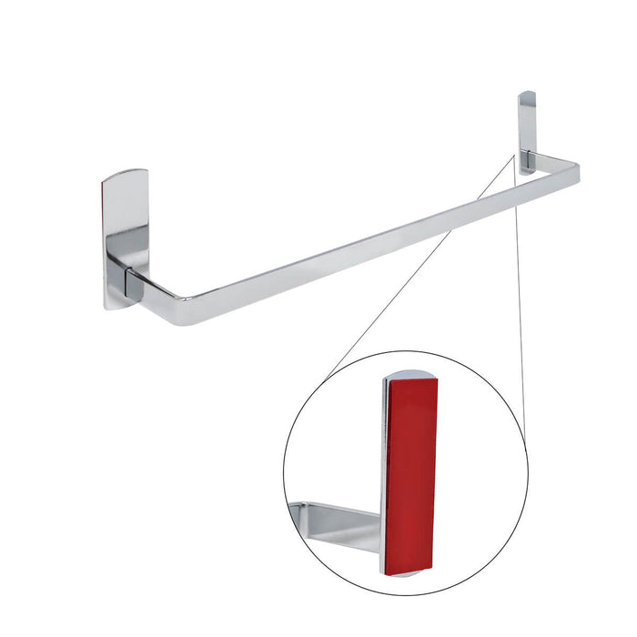 NADI 10SL0207 TOALLERO ADHESIVO Adhesivo Plata 30 cm
