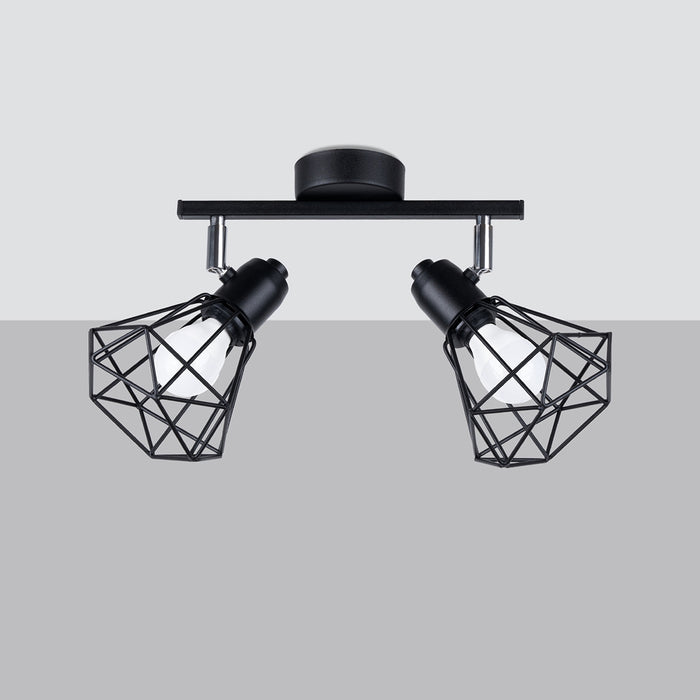 SOLLUX SL.1106 Lámpara de Techo ARTEMIS 2 Negro