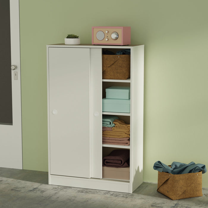 MUEBLES PITARCH Multiusos Bajo Correderas Blanco