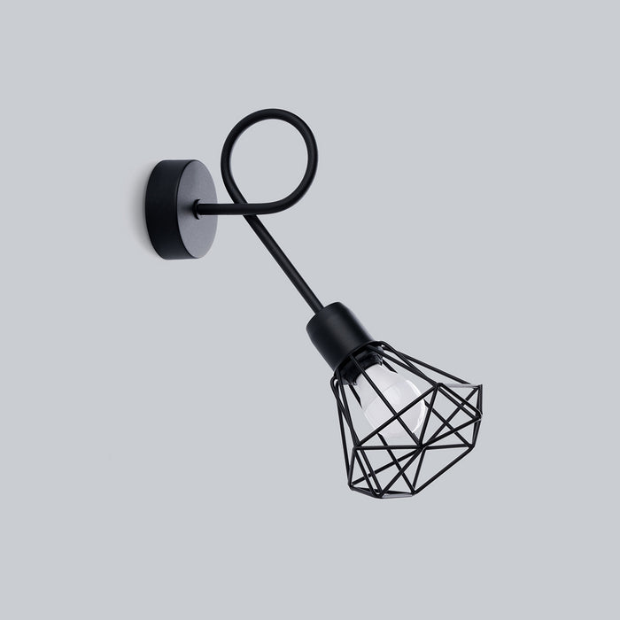 SOLLUX SL.1108 Aplique ARTEMIS 1S Negro