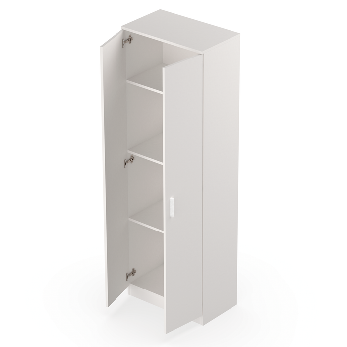 MUEBLES PITARCH Armario Multiusos 2 Puerta Blanco