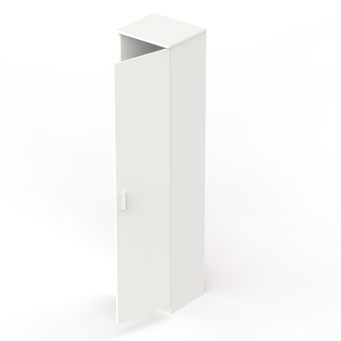 MUEBLES PITARCH Armario Multiusos 1 Puerta Blanco