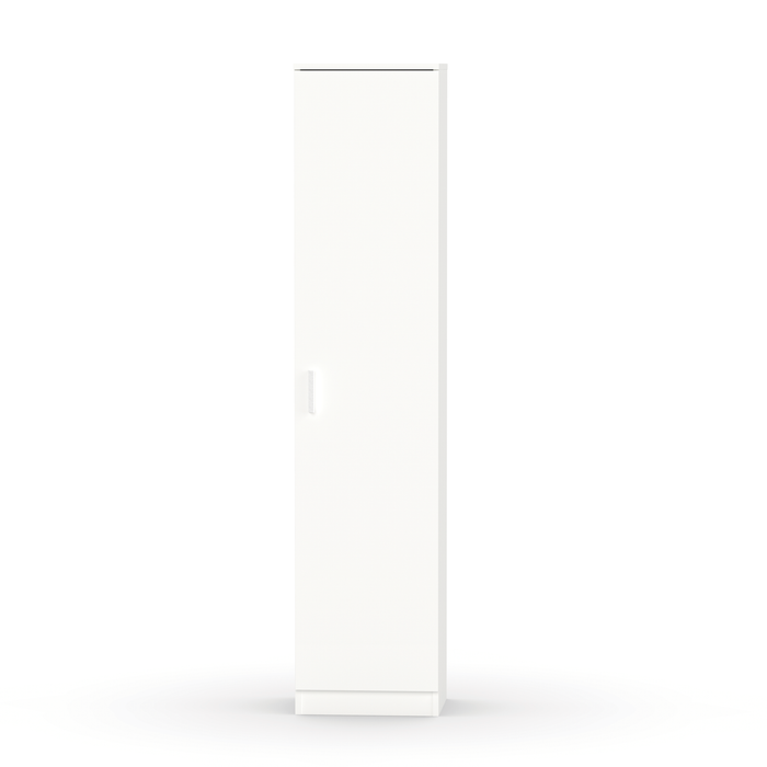 MUEBLES PITARCH Armario Multiusos 1 Puerta Blanco
