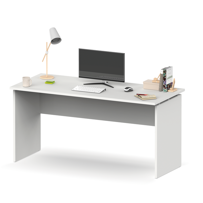 MUEBLES PITARCH Mesa Despacho Rivoli Blanco/pivote Blanco
