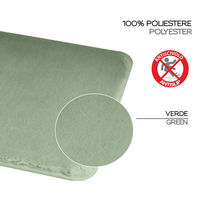GEDY 96FY5080079 FUZZY Alfombra Verde