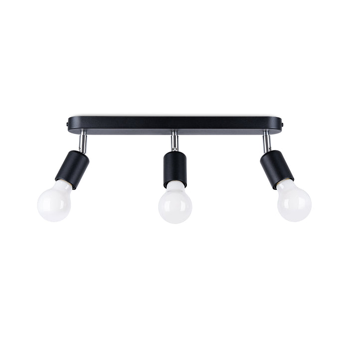 SOLLUX SL.1122 Lámpara de Techo FORNES 3 Negro