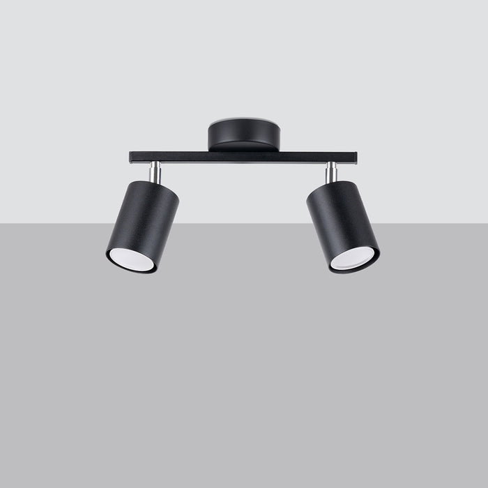SOLLUX SL.1127 Lámpara de Techo LEMMI 2 Negro