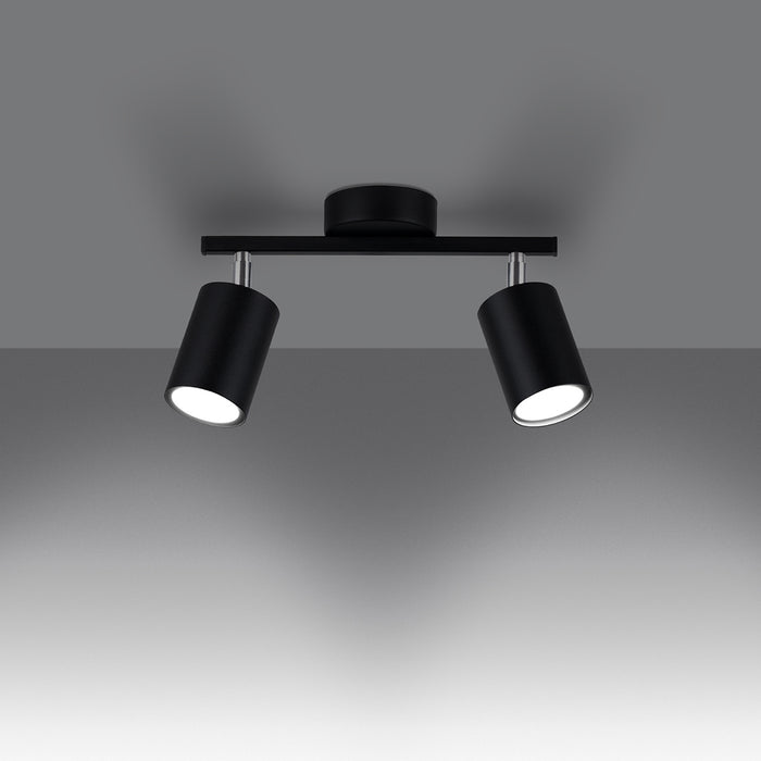 SOLLUX SL.1127 Lámpara de Techo LEMMI 2 Negro