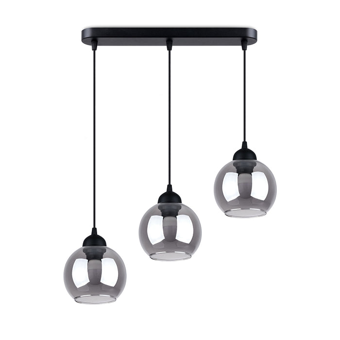 SOLLUX SL.1142 Lámpara Colgante ALINO 3 Negro
