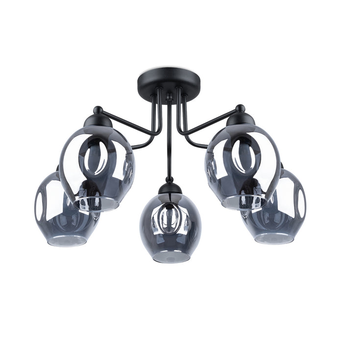 SOLLUX SL.1145 Lámpara FILLAN 5 Negro