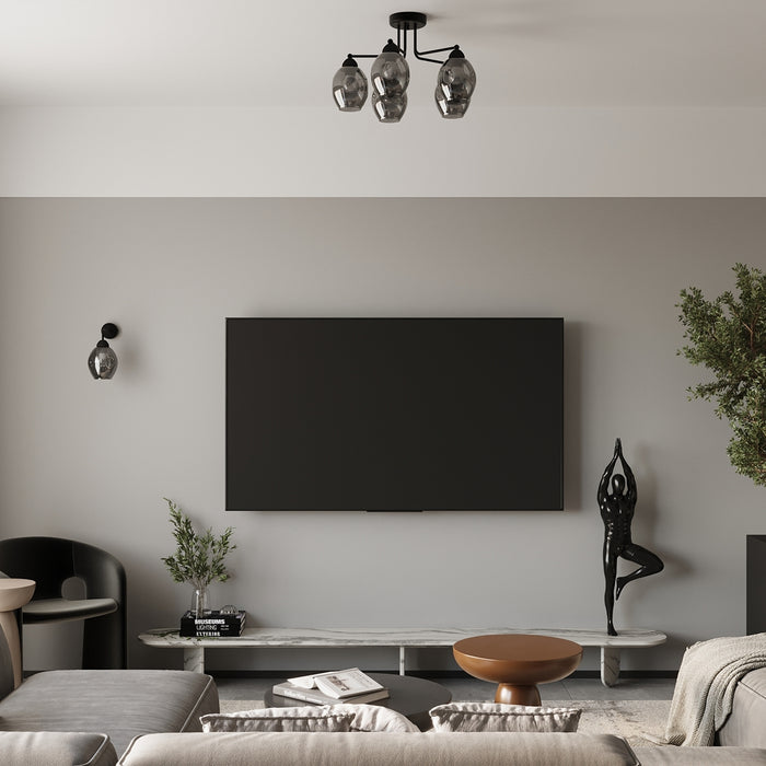SOLLUX SL.1145 Lámpara FILLAN 5 Negro