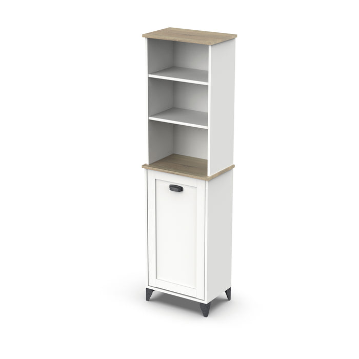 MUEBLES PITARCH Columna Toscana Blanco/Roble Cambrian