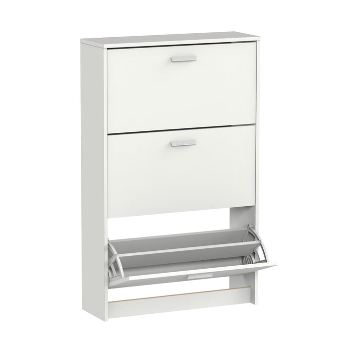 MUEBLES PITARCH Zapatero 3 Puertas Tibet Blanco