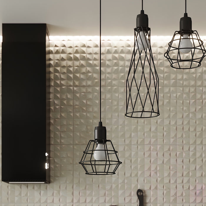 SOLLUX SL.1164 SUBA Lámpara de Pared E27 Negro