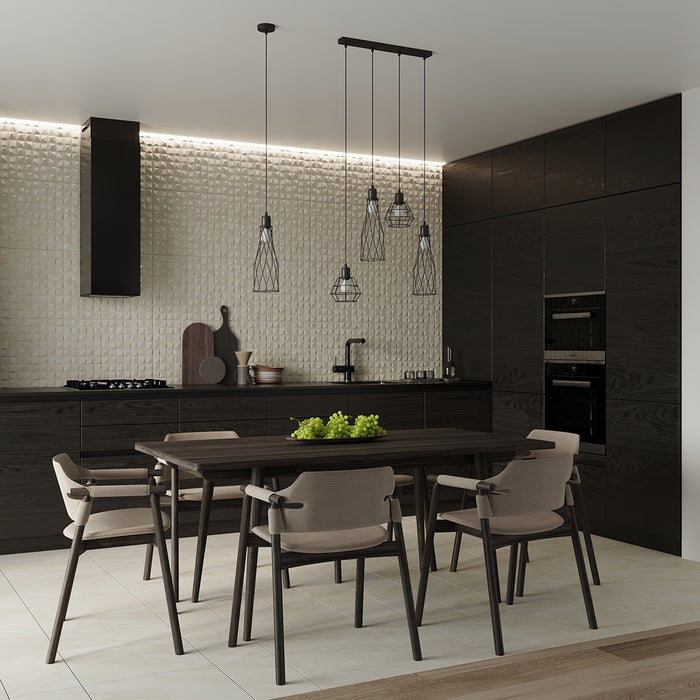 SOLLUX SL.1165 SUBA Lámpara Colgante E27 Negro