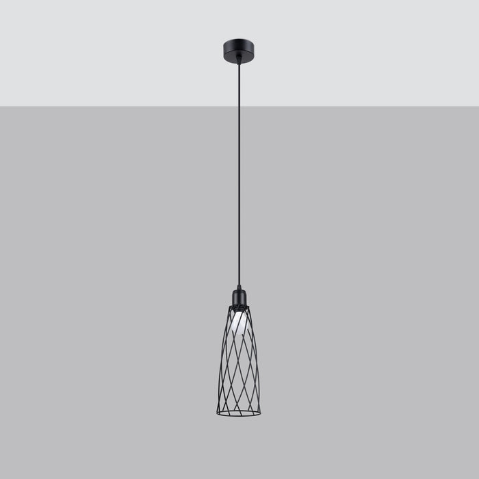 SOLLUX SL.1165 SUBA Lámpara Colgante E27 Negro