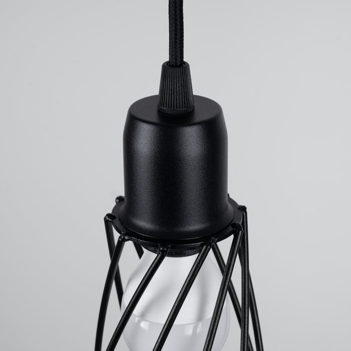 SOLLUX SL.1165 SUBA Lámpara Colgante E27 Negro