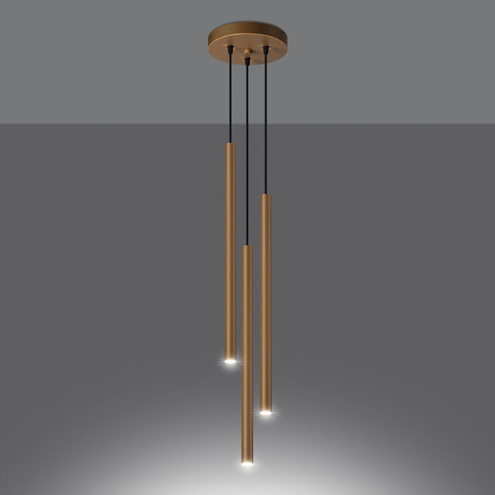 SOLLUX SL.1172 PASTELO Lámpara Colgante G9 Dorado